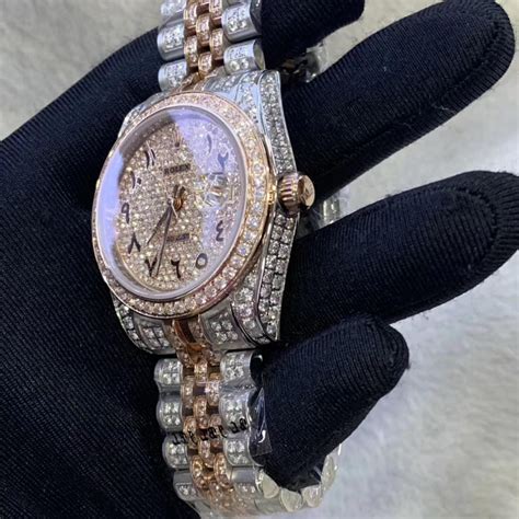 iced out watches fake|moissanite iced out watches.